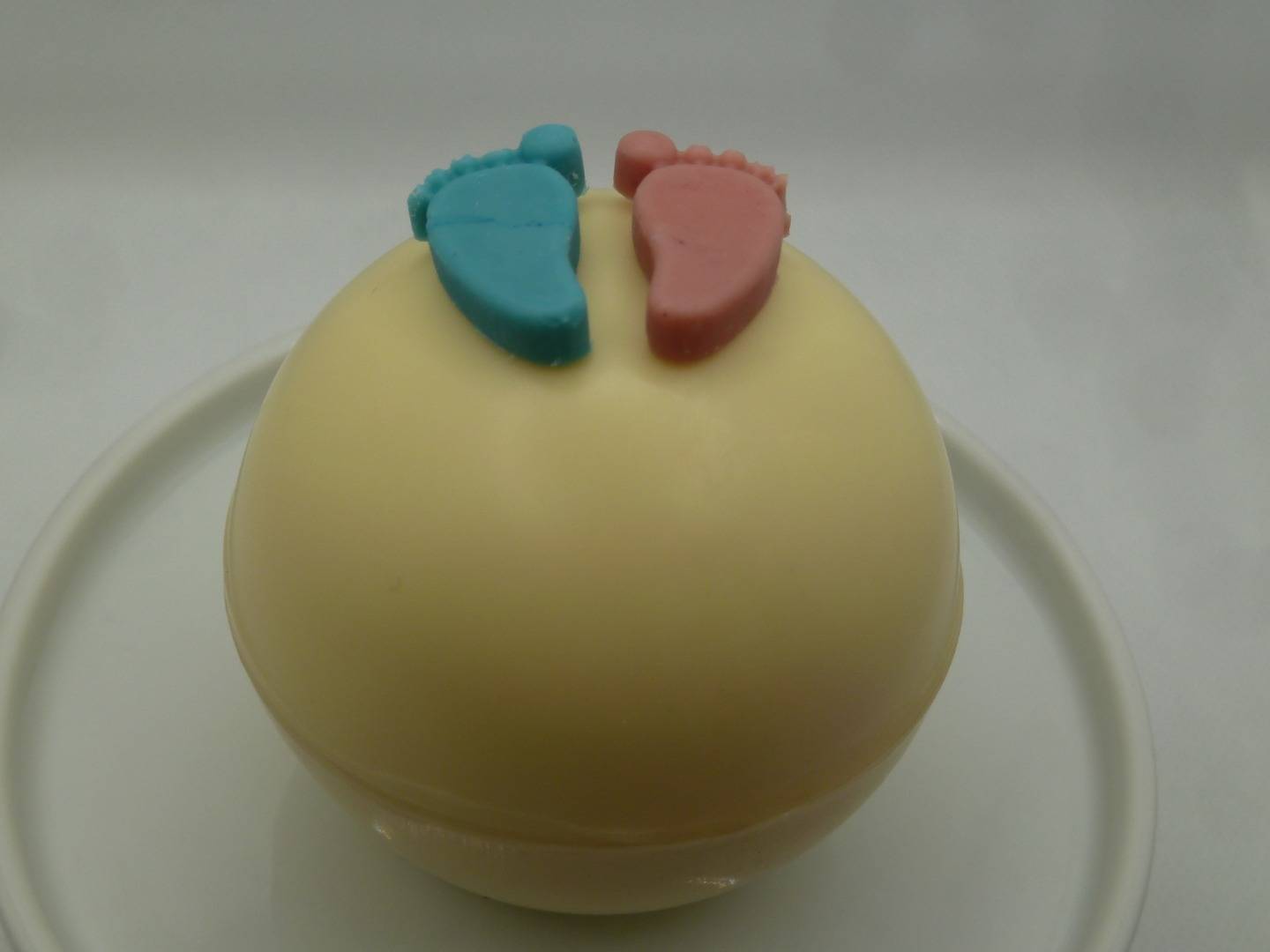Bombe pour Chocolat Chaud Blanc - Gender Reveal - HCB  -  Missy's Gourmandises Douces